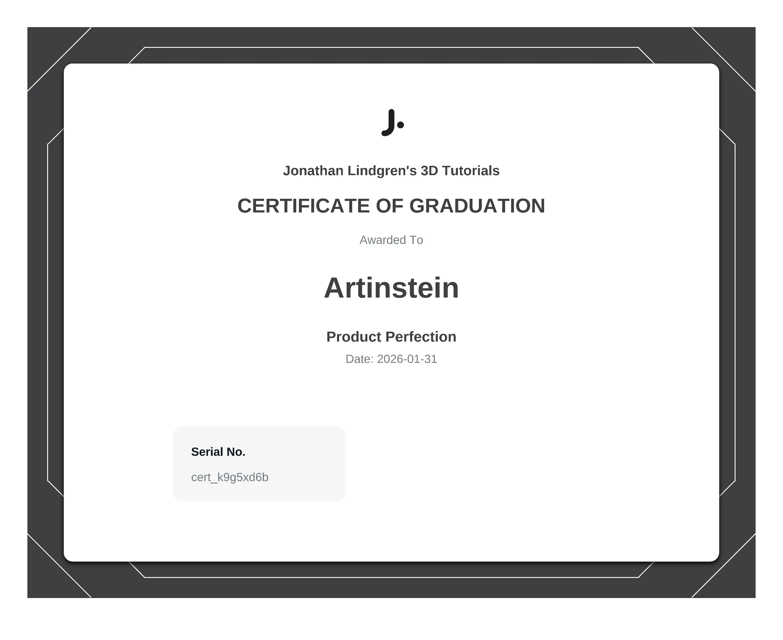 Product Perfection — Certified Course Completion
